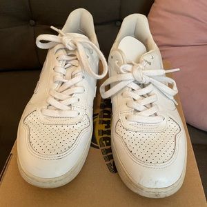 Veja V-10 White Leather Sneakers